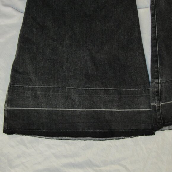 Women's Black Denim Overalls - Picture 5 of 6